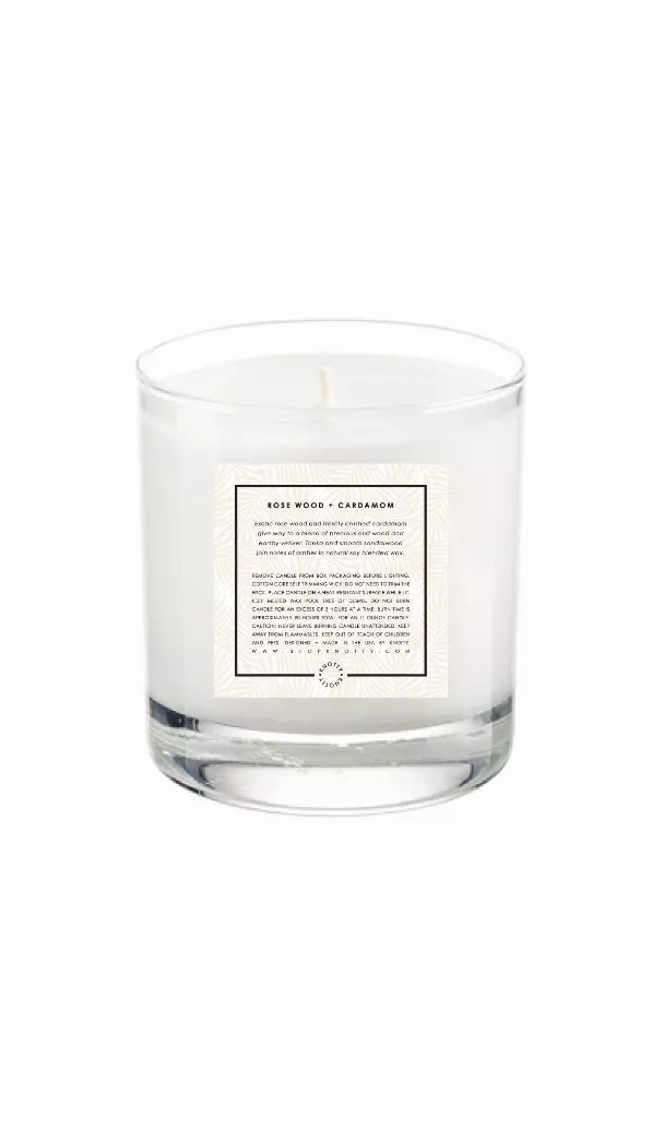 11 oz. Soy Candle - One Size Rosewood + Cardamom