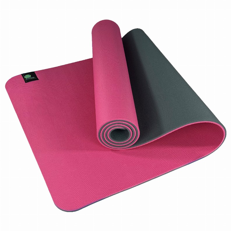 tpECOmat Ultra Yoga Mat - Pink Phlox/Castlerock