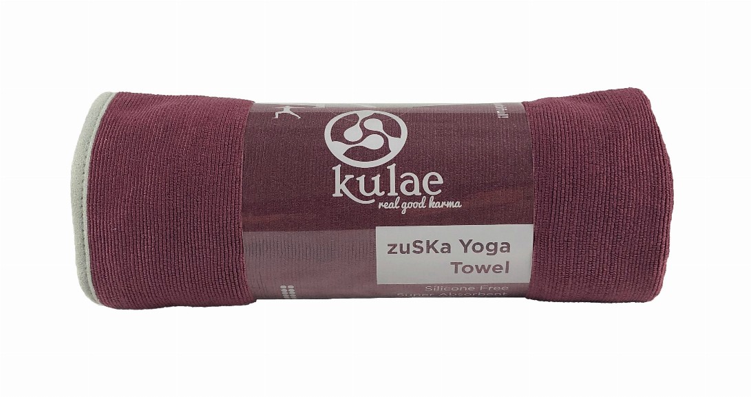 zuSKa Towel - Super Absorbent - Full Mat Coverage - Garnet