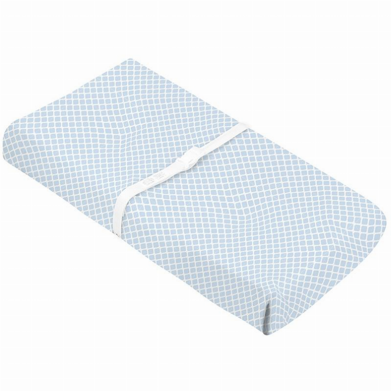 Change Pad Fitted Sheet - Blue Lattice