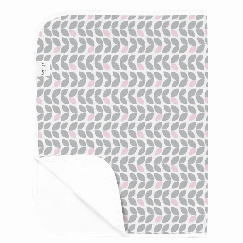 Deluxe Baby Changing Pad - Grey Petal