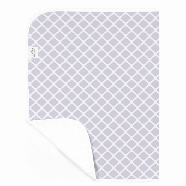 Deluxe Baby Changing Pad - Lilac Lattice