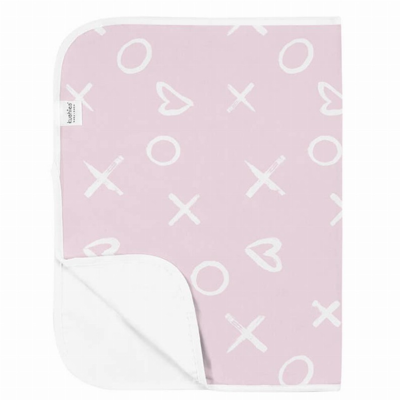 Deluxe Baby Changing Pad - Pink Xo