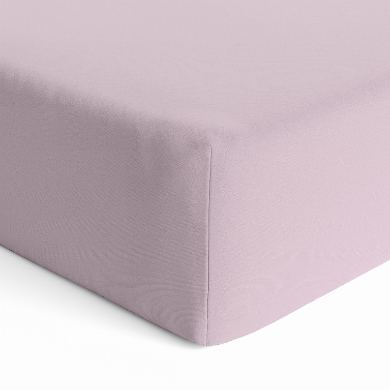 Flannel Mini Crib Sheet  Pink Solid