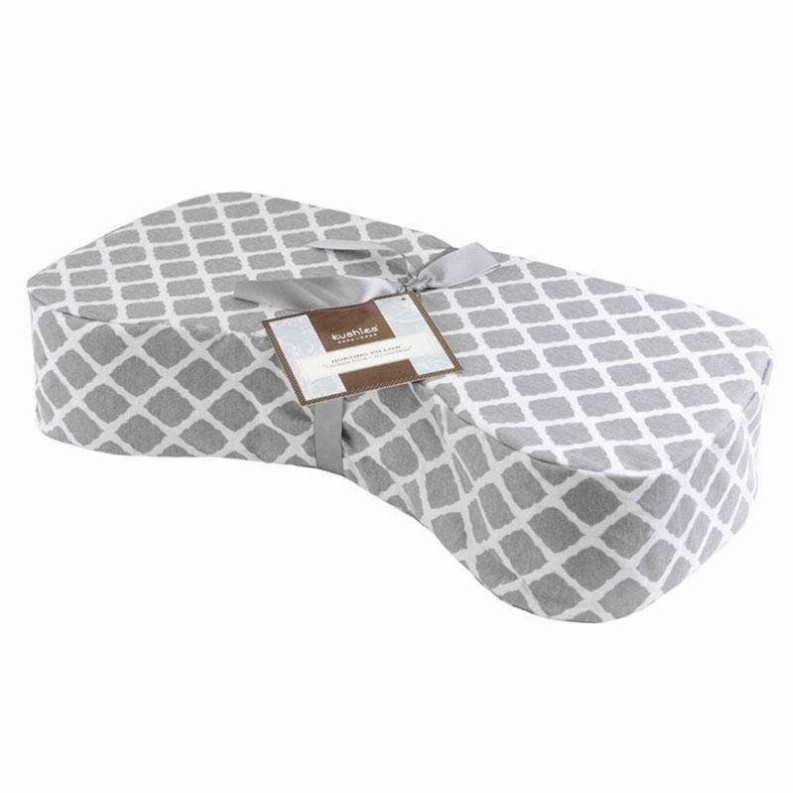 Nursing Pillow - Grey Lattice