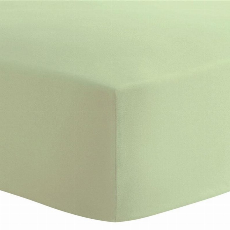 Org.Interlock Fitted Crib Sheets - Green