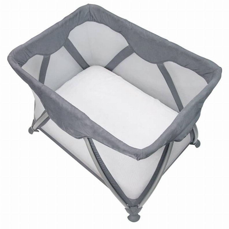 Org.Interlock Portable Play Pen Fitted Sheet - White