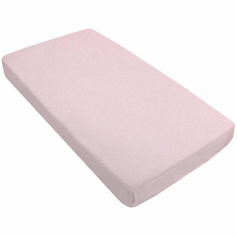 Organic Mini Crib Sheet - Pink