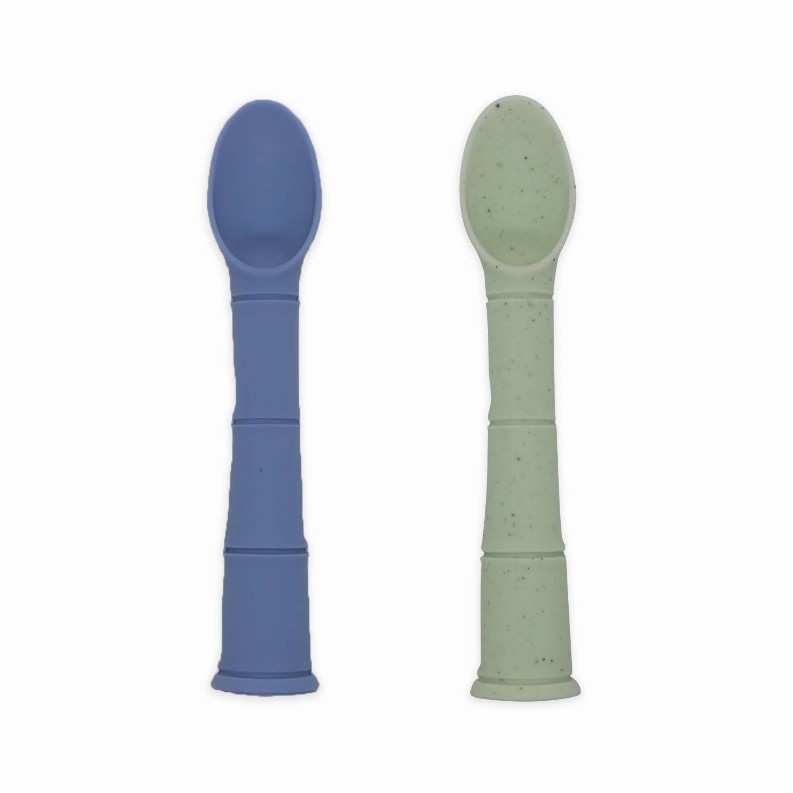 Silipop Spoons 2Pk - Mineral Blue/Emerald