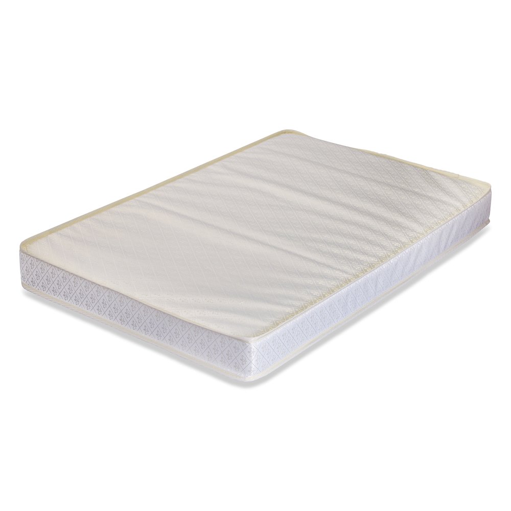 3" Waterproof Mini/Portable Crib Mattress Pad with 100% Organic Cotton Layer, For LA Baby Non-Full Size Cribs Only