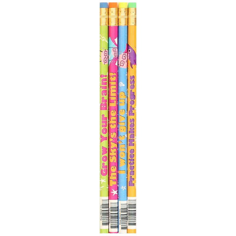Growth Mindset Pencil Assortment, Pack of 12