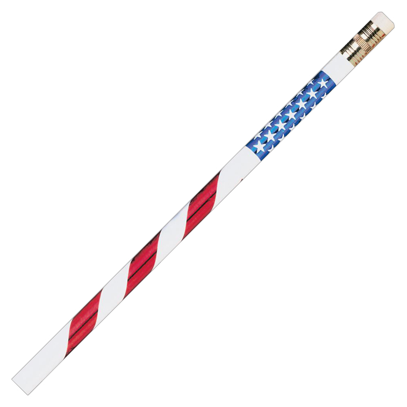 Stars & Stripes Pencils, Pack of 12