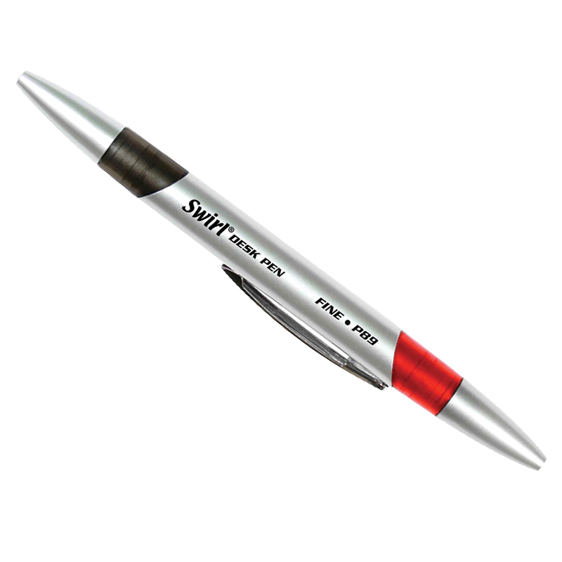 Swirl Ink Pens, Red/Black Combo, Pack of 12