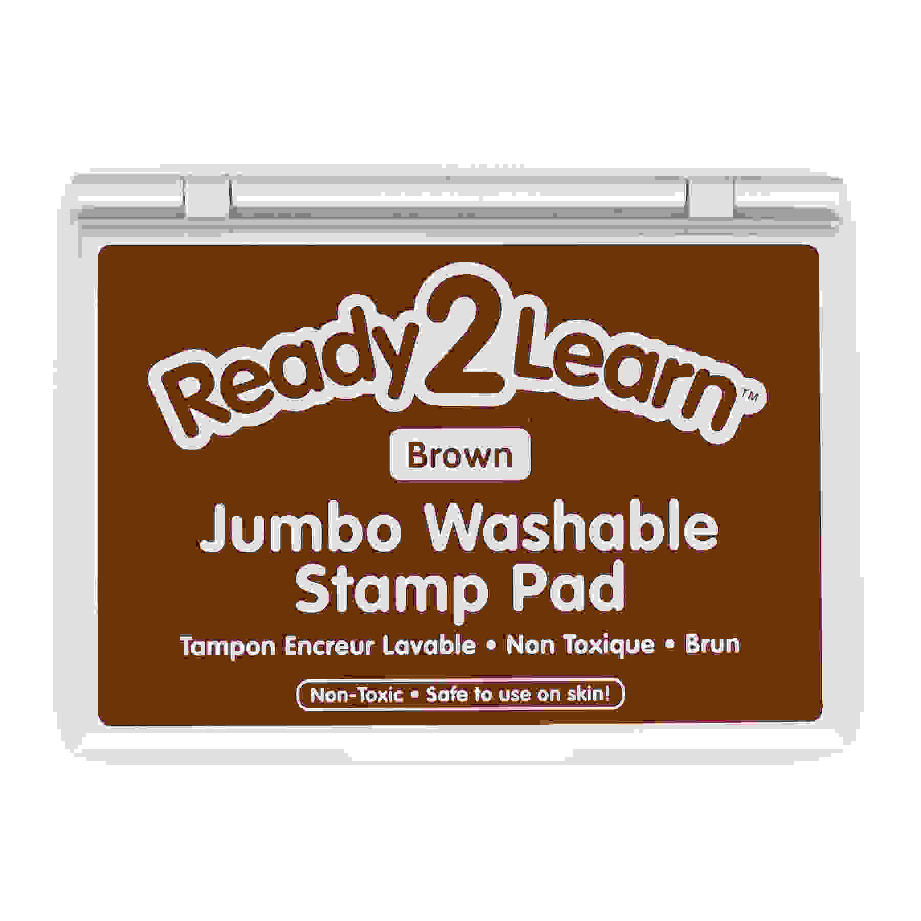 Jumbo Washable Stamp Pad, Brown