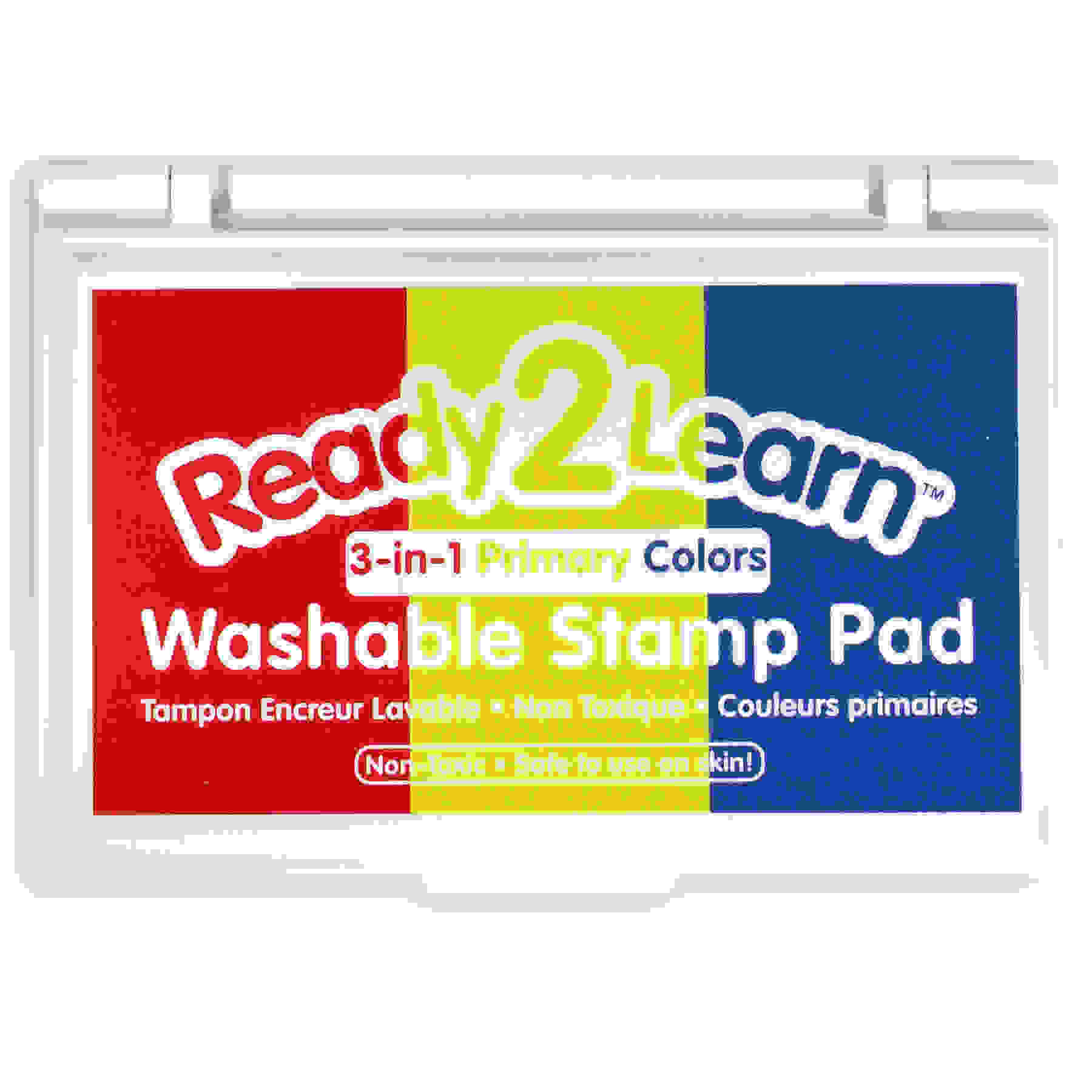 Washable Stamp Pad - 3-in-1 Primary Colors