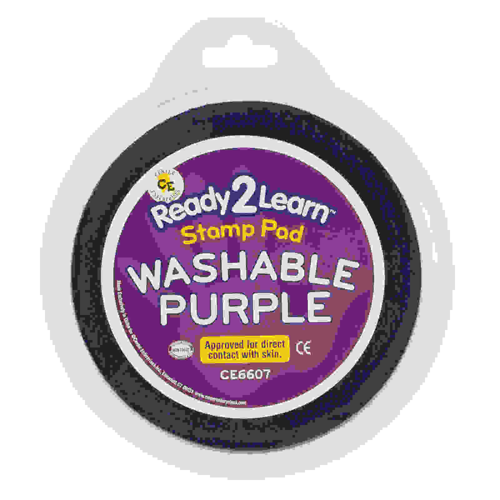 Jumbo Circular Washable Stamp Pad - Purple