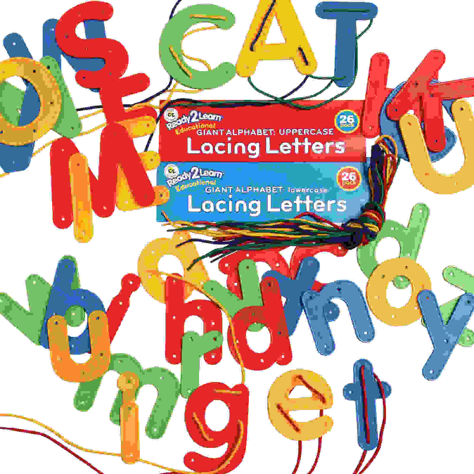 Lacing Alphabet - Uppercase and Lowercase - Set of 52