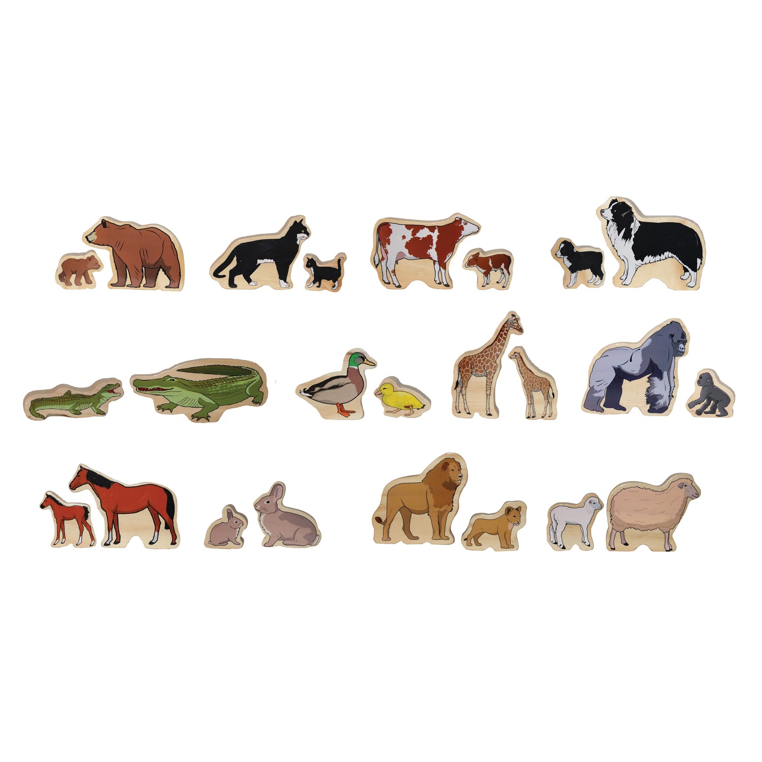 Animal Families - Set of 24