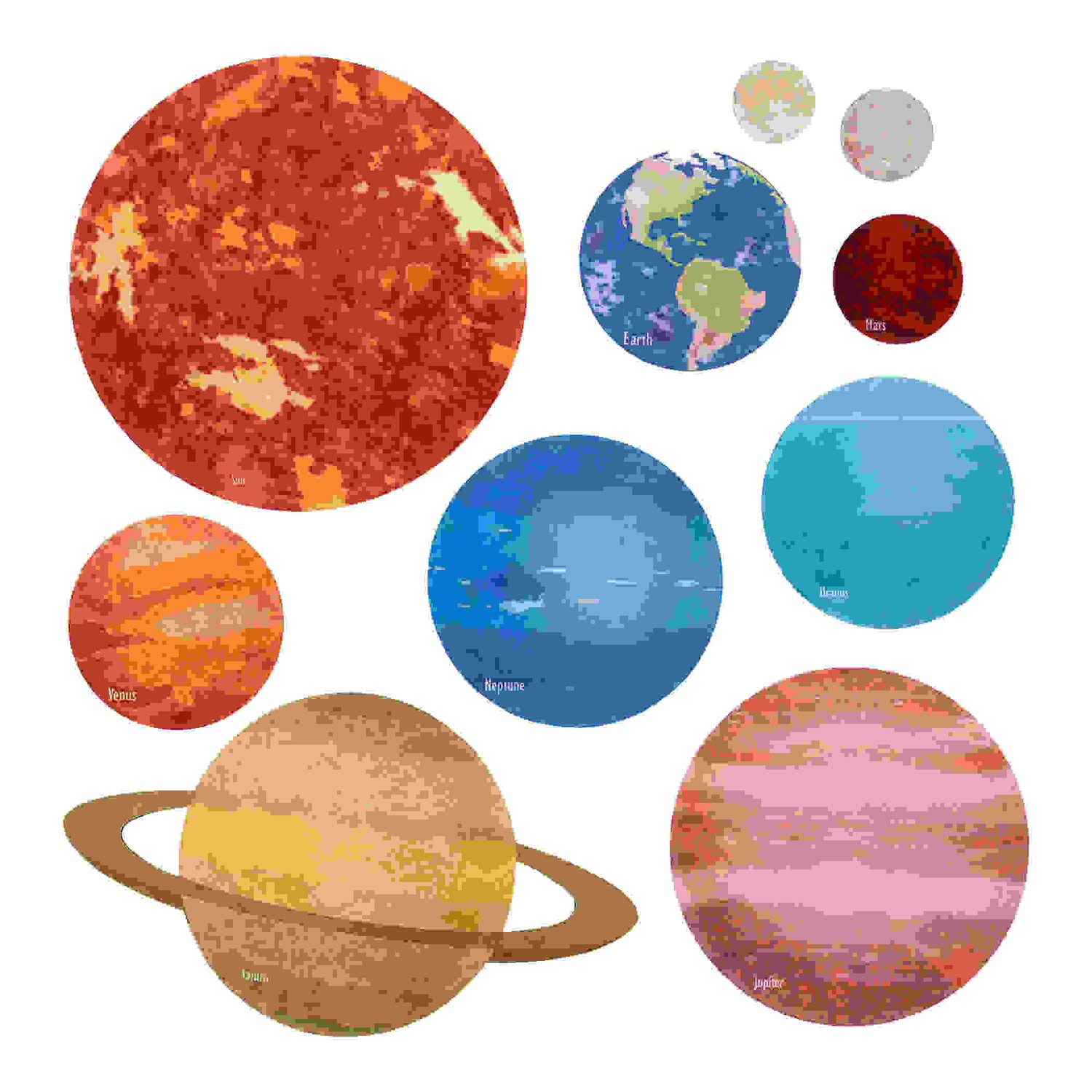 Our Solar System Mats - Set of 10