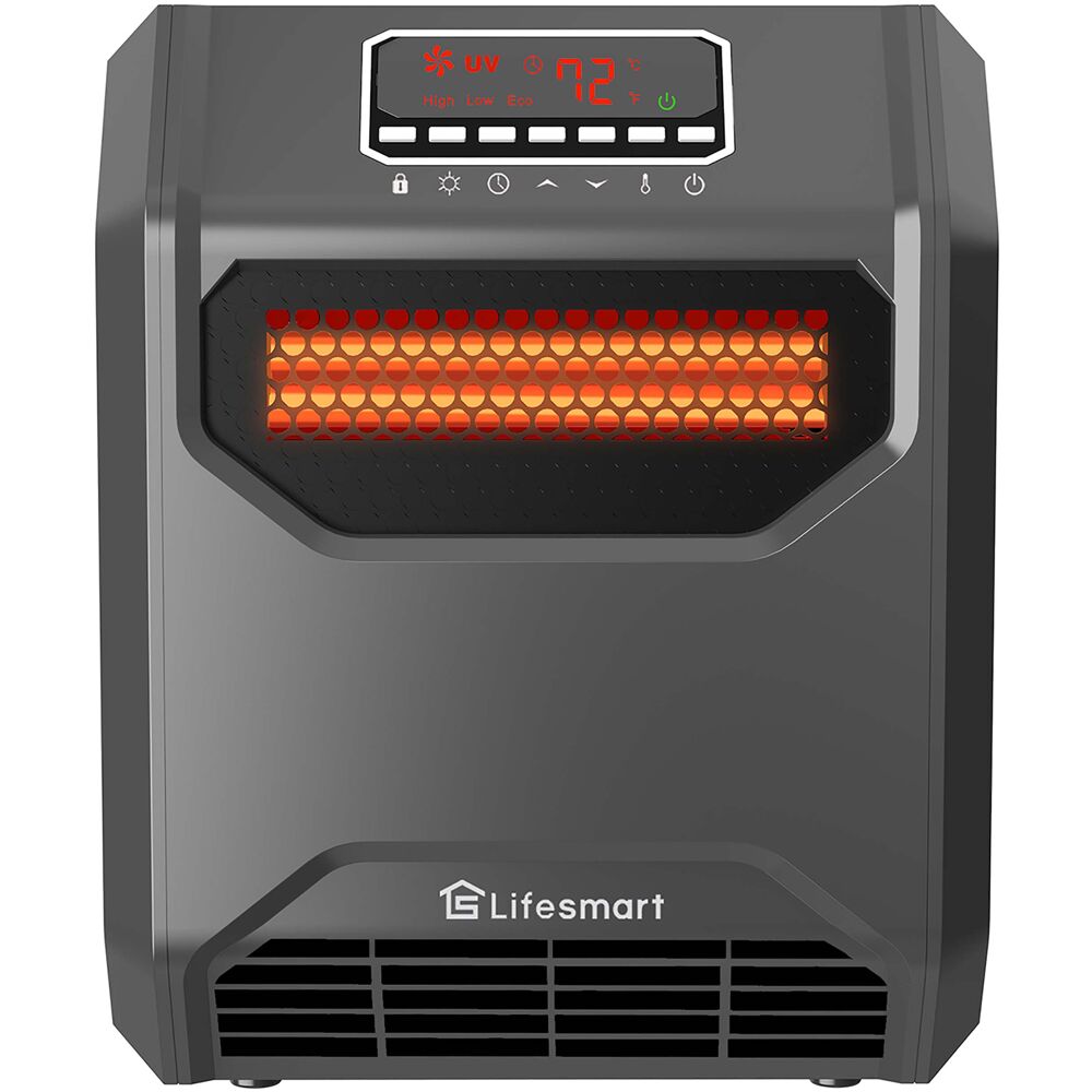 6-element Infrared Heater with Front Intake Vent and UV Light
