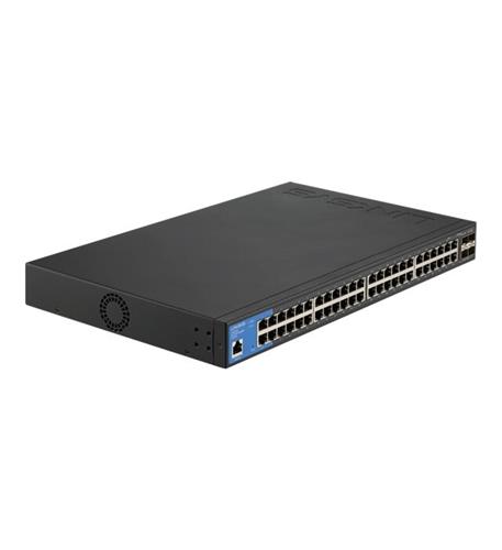 48-Port Managed Ge Switch 4 10G Sfp+ Taa