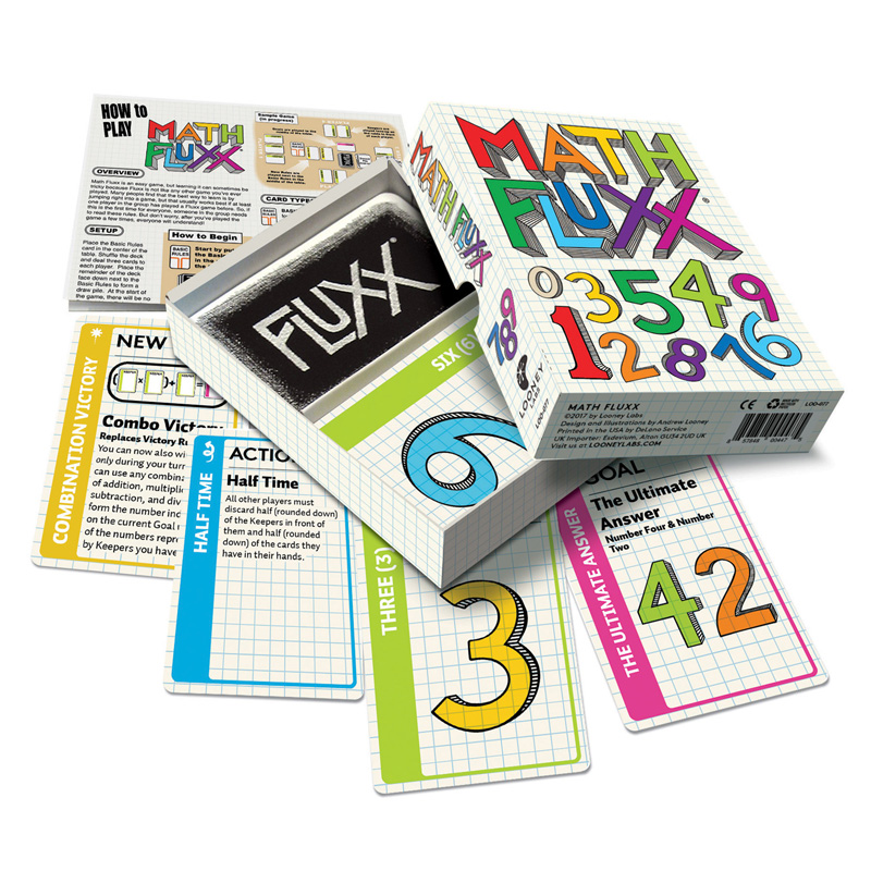 Math Fluxx Card Game