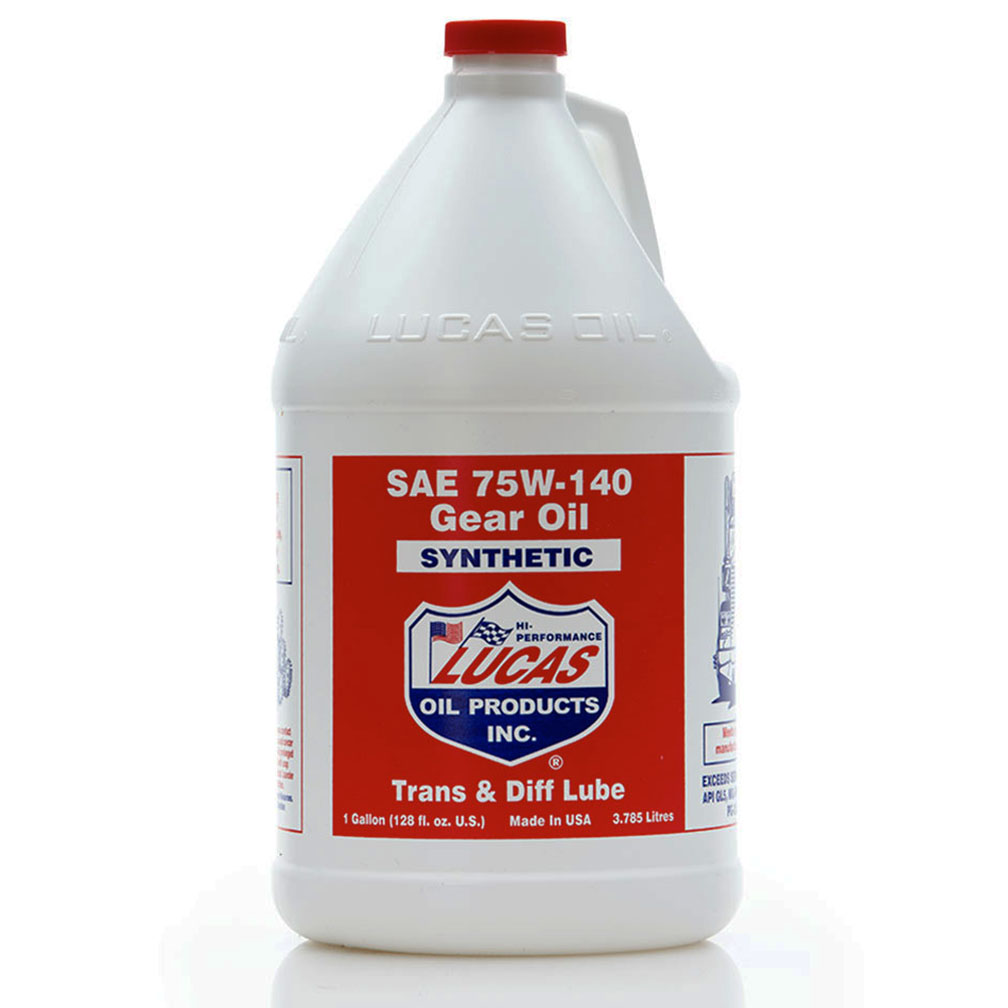 Lucas Oil Synthetic SAE 75W-140 Transmission/Differential Lube - 1 Gallon