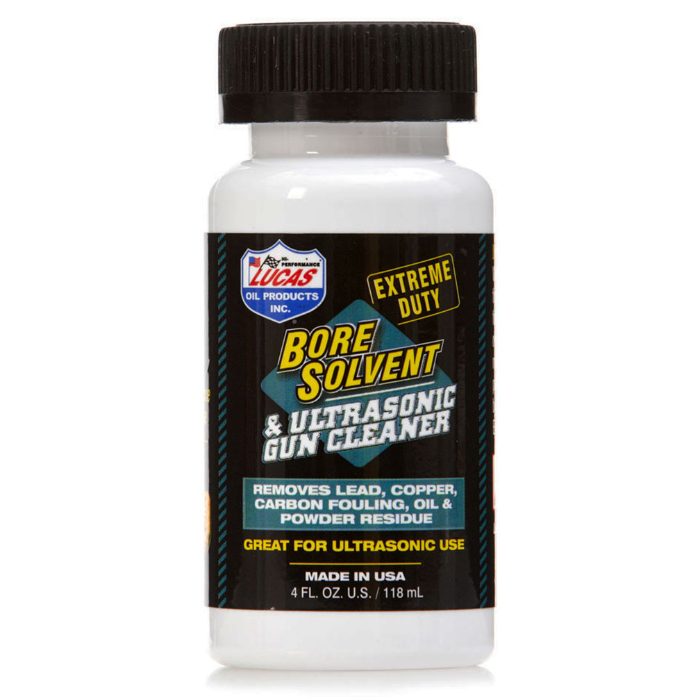 Lucas Oil Extreme Duty Bore Solvent & Ultrasonic Gun Cleaner - 4 Ounce