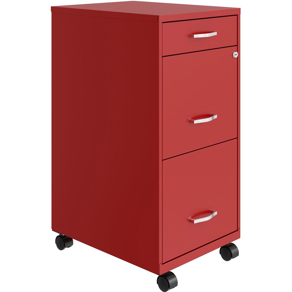 LYS SOHO Mobile File Cabinet - 14.3" x 18" x 29.5" - 3 x Drawer(s) for File, Accessories, Document - Letter - Glide Suspension