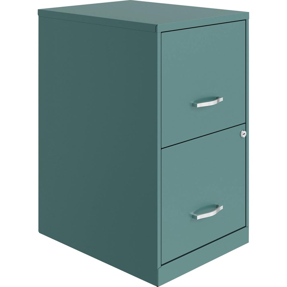 LYS SOHO File Cabinet - 14.3" x 18" x 24.5" - 2 x Drawer(s) for File, Document - Letter - Glide Suspension, Locking Drawer, Pull