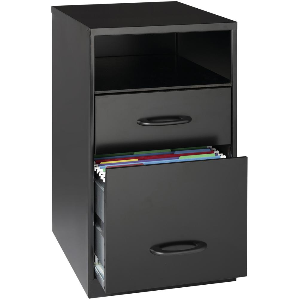 LYS SOHO File Cabinet - 14.3" x 18" x 24.5" - 2 x Drawer(s) for Accessories, File - Letter - Storage Drawer, Pull Handle, Glide 