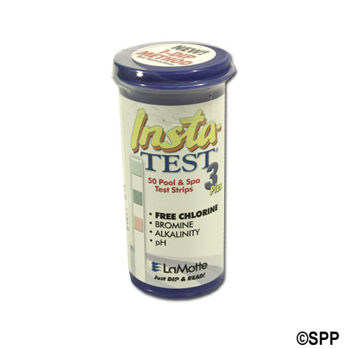 Test Strips,LAMOTTE,INSTA-TEST 3,50 Ct Per Bottle (In POP Display of 24 Units)