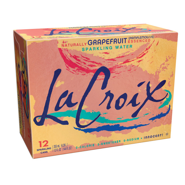 Lacroix Grapfruit Sparkling Water (2x12OZ )