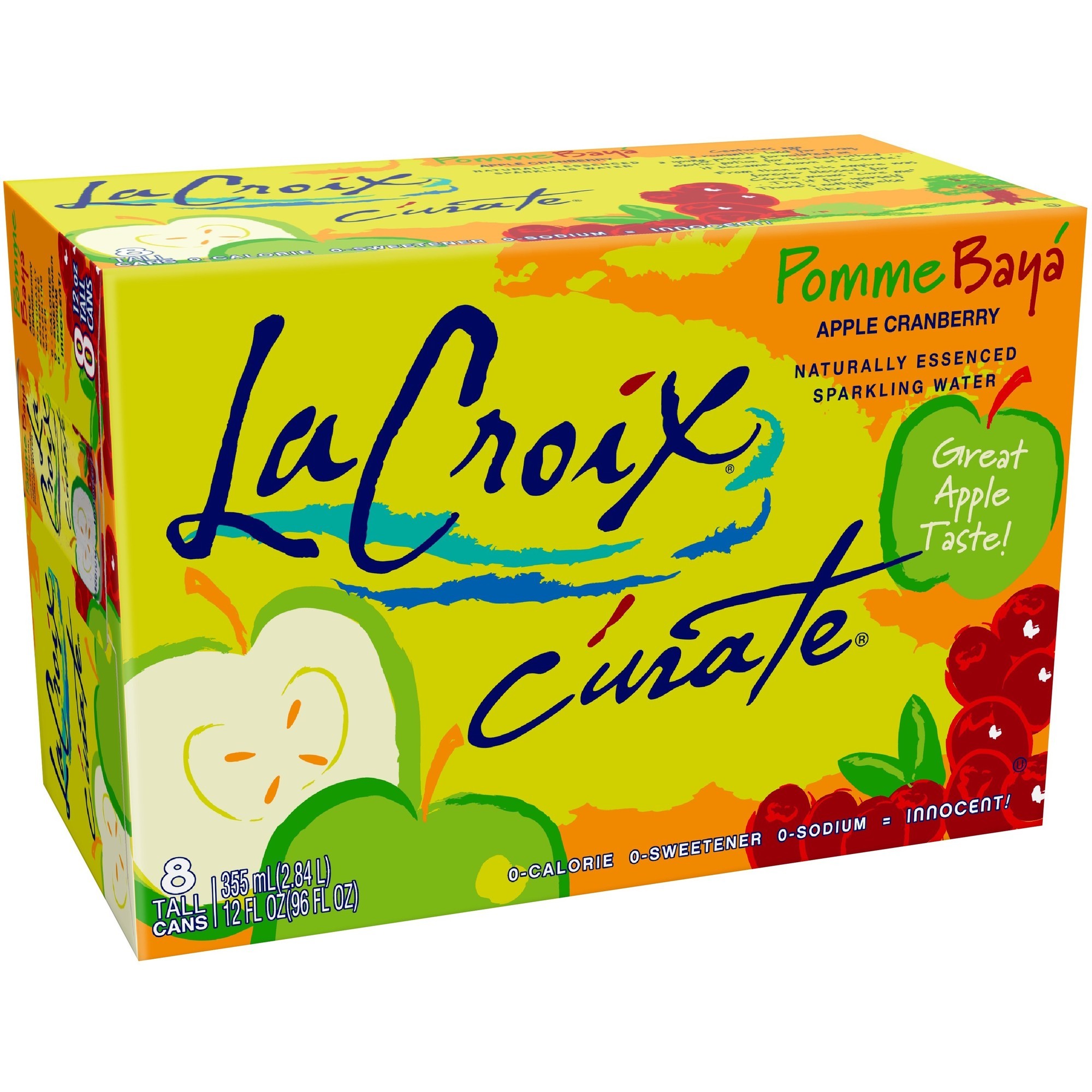 Lacroix Curate, Apple Berry (3x8x12 OZ)