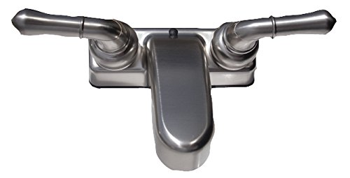Utopia 4In Brush Nickel Lav Faucets- Tea Pot Handles Made In Usa 5 Year Warranty