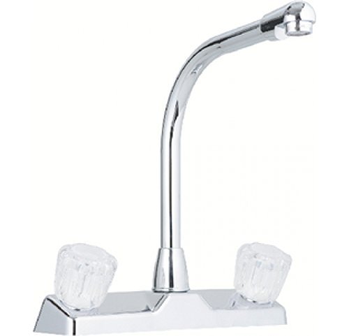Utopia 8In Chrome Kitchen Faucet With High Rise Spout Made In Usa 5 Year Warrant