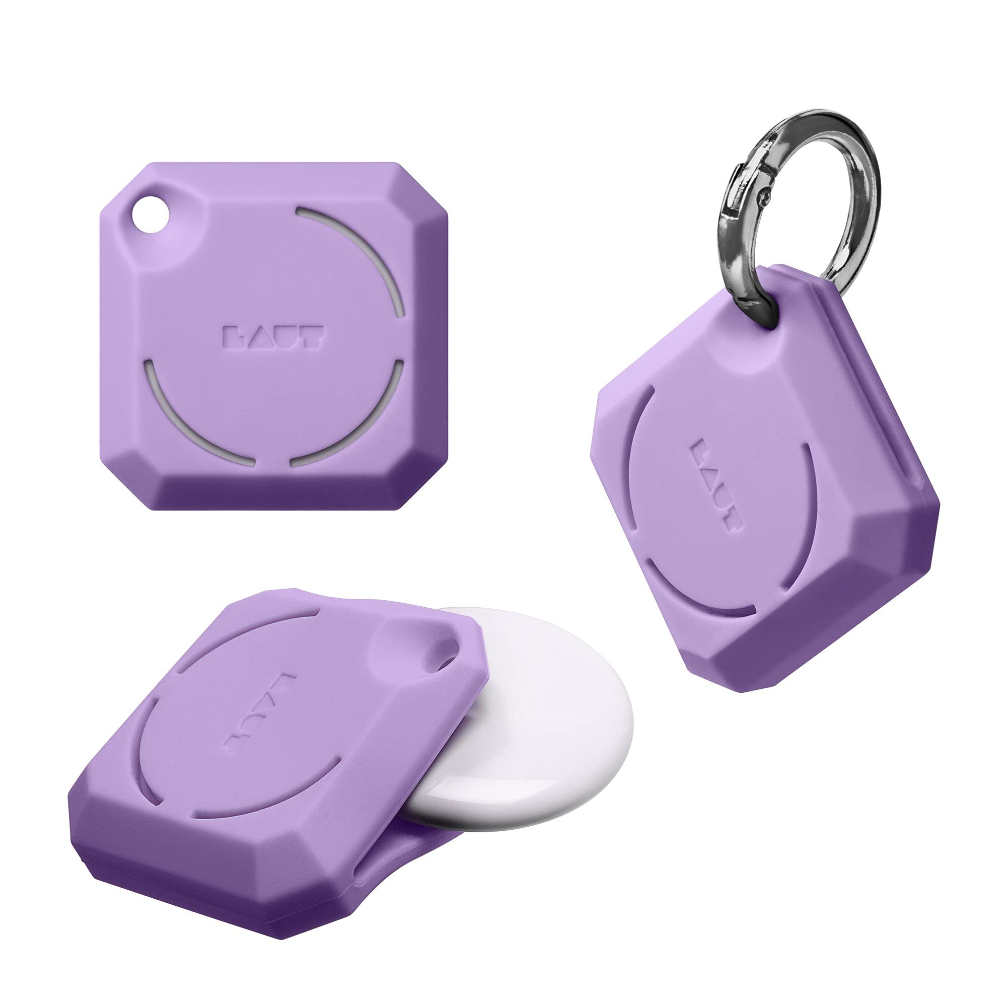 Huex Gems Air Tag Case Violet