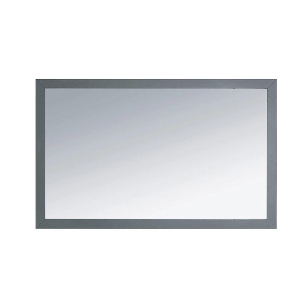 Fully Framed 48" Maple Grey Mirror