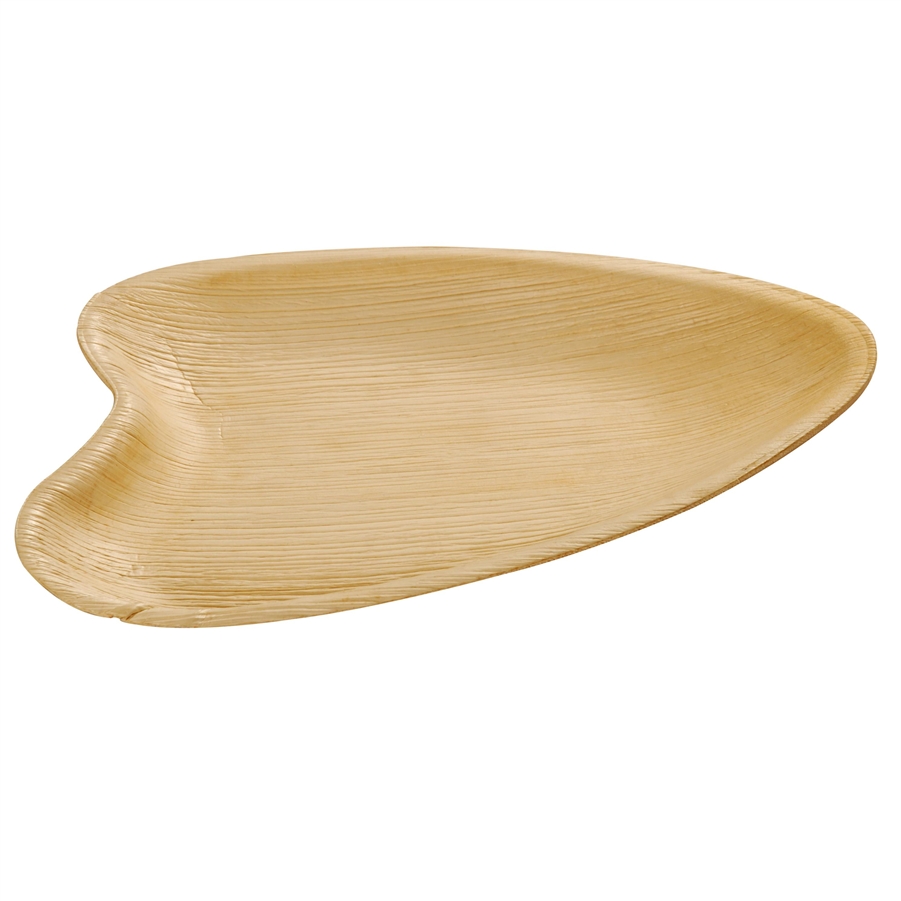 Leaf & Fiber 100% Compostable, Eco-Friendly Palm Leaf Tableware, 7" x 5" Oval, 100 Count