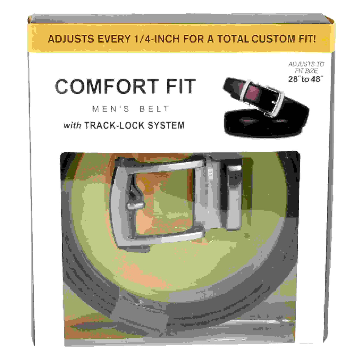 Comfort Fit Track Belt One Size Brown