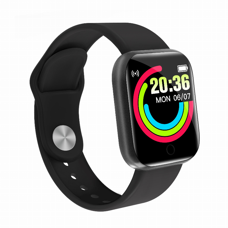 Anti-lost Sport Smart Watch I6 GPS Smart Band Fitness tracker Heart Rate Monitor - Black