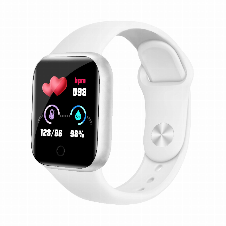 Anti-lost Sport Smart Watch I6 GPS Smart Band Fitness tracker Heart Rate Monitor - White