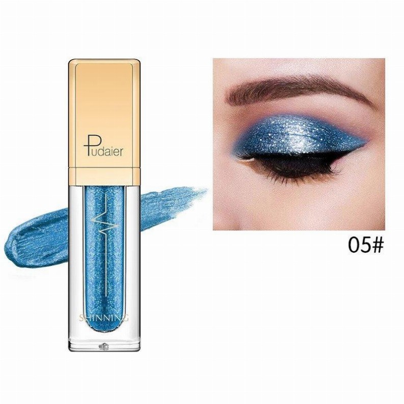 Pudaier Glitter & Glow Liquid Eyeshadow - # 05 Blue