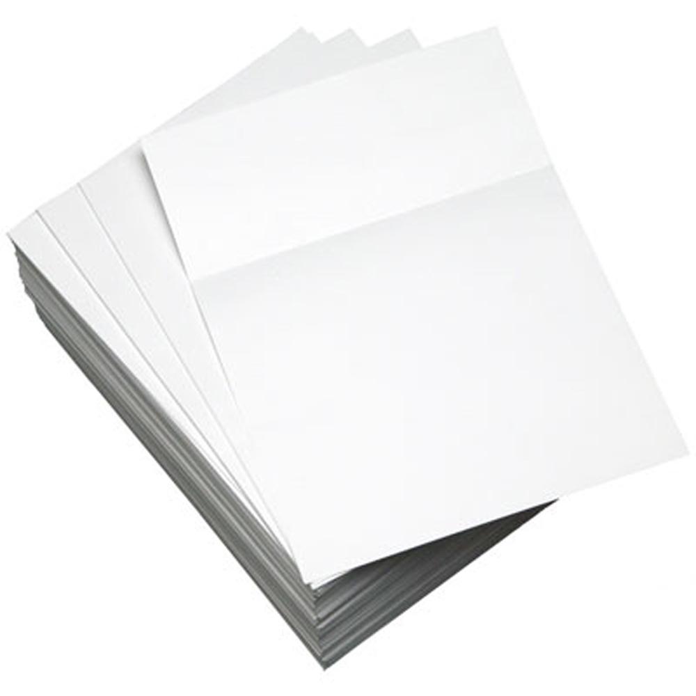 Lettermark Punched & Perforated Papers with Perforations 3-1/2" from the Bottom - White - 92 Brightness - Letter - 8 1/2" x 11" 