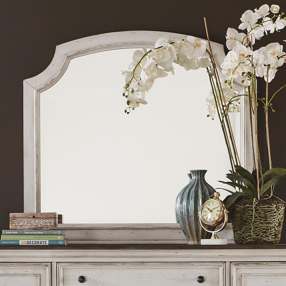 Arched Mirror Traditional White