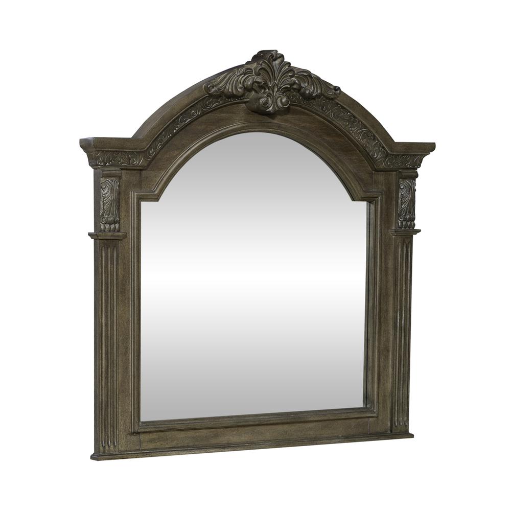 Arched Mirror Traditional Brown
