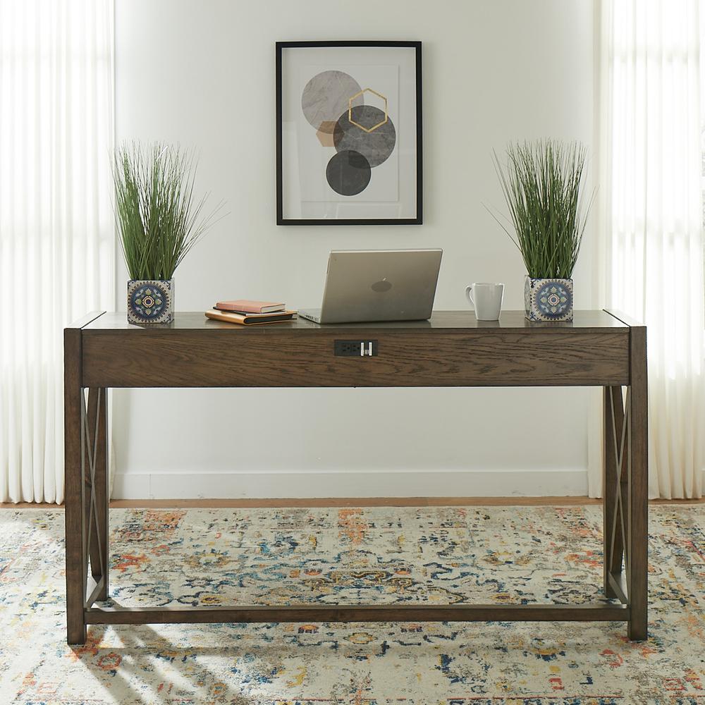Console Bar Table Transitional Brown