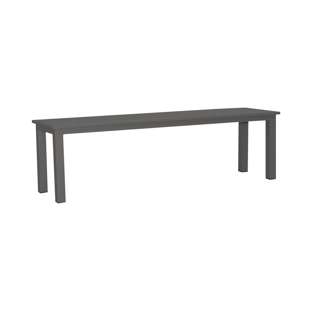 Outdoor Dining Bench - Granite Transitional Grey