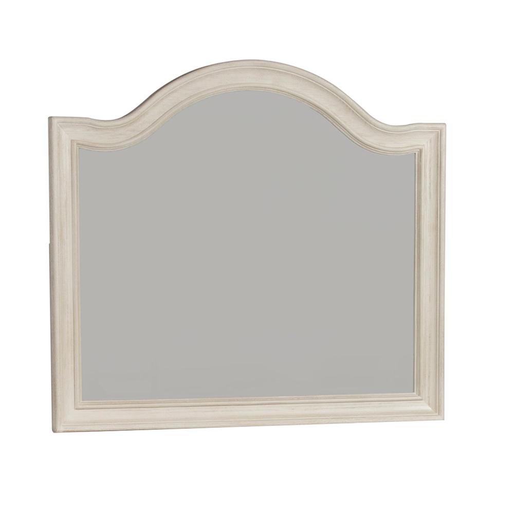 Bayside Arched Mirror, W46 x D2 x H40, White