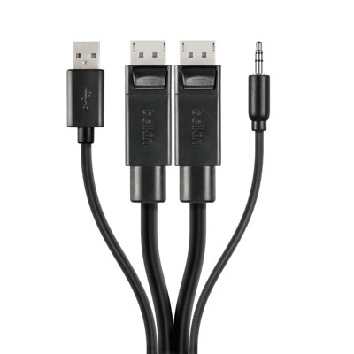 TAA Dual DP USB AUD SKVM Cable